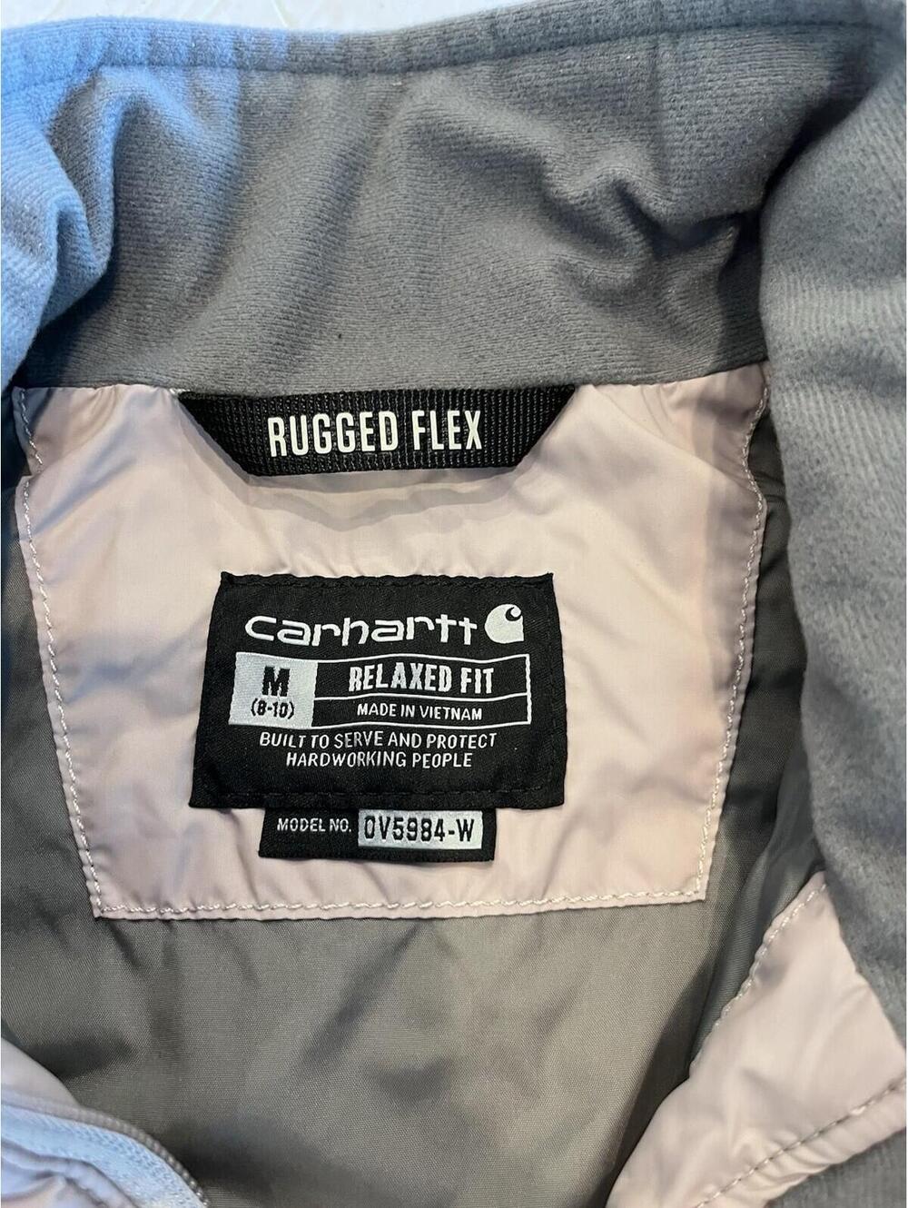 Carhartt Vest Rugged Flex Rain Defender Relaxed Women's M (8-10) Mauve 2965.7 - Picture 4 of 6